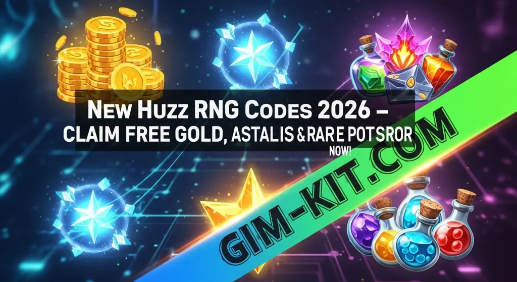 New Huzz RNG Codes 2026 – Claim Free Gold, Astralis & Rare Pots Now!