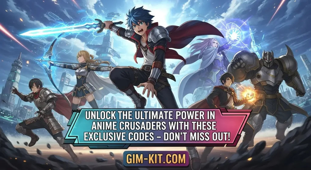 Unlock the Ultimate Power in Anime Crusaders with These Exclusive Codes – Don’t Miss Out!