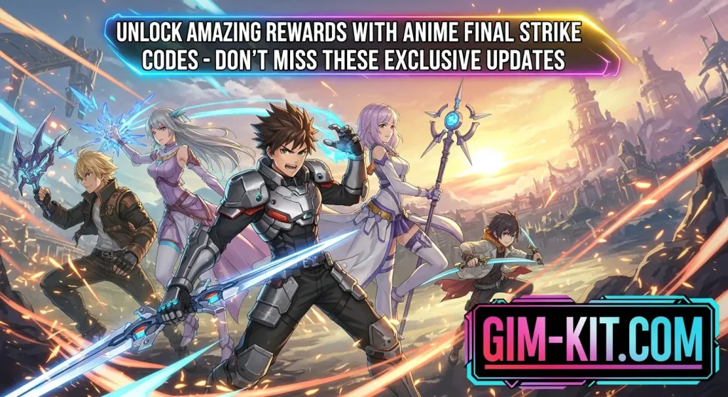 Anime Final Strike Codes