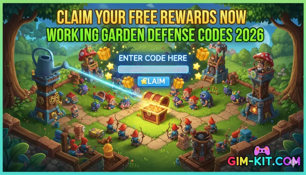 Garden Tower Defense Codes