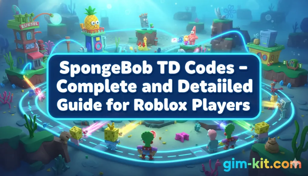 SpongeBob TD Codes – Complete and Detailed Guide for Roblox Players SpongeBob TD Codes