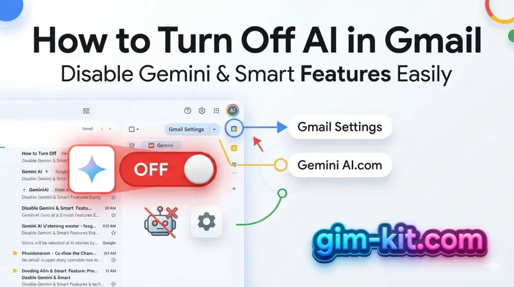 How to Turn Off AI in Gmail