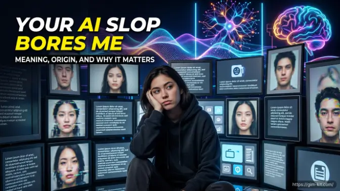 your ai slop bores me