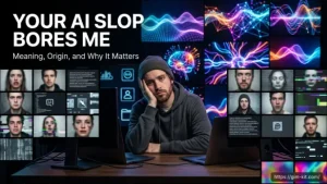 your ai slop bores me
