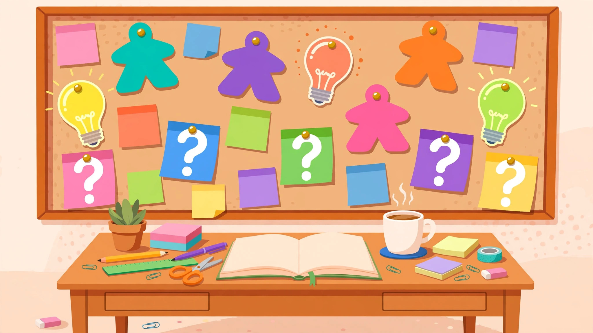 gimkit kit ideas brainstormed as gimkit game ideas on a planning board